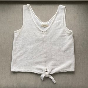Madewell textured tank size small